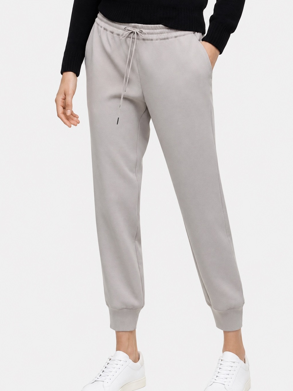 Wilfred Buffon Crepe Drawstring Joggers – Grey XS